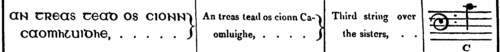 An treas tead oc cionn caomhluidhe