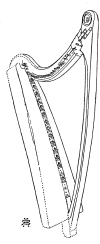Rose Mooney&rsquo;s harp